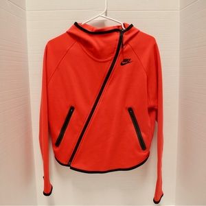 Nike asymmetric zipper shirt womens